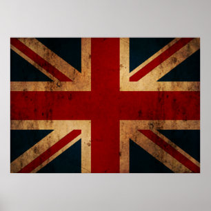 Póster Vintage Union Jack