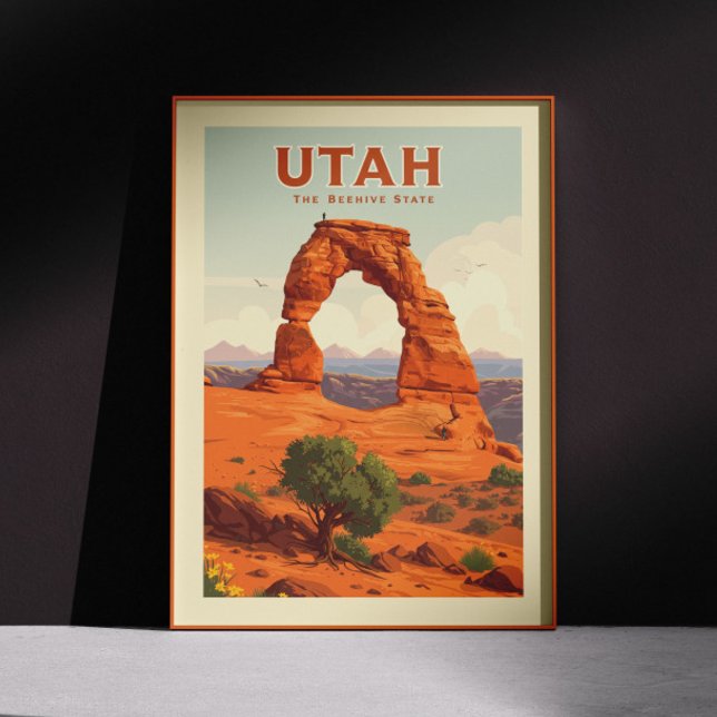 Póster Vintage Utah (Subido por el creador)