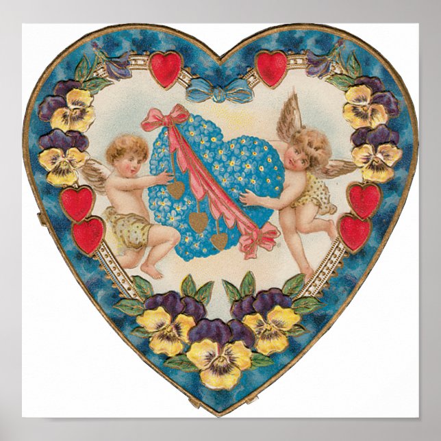 Póster Vintage Valentine (Frente)