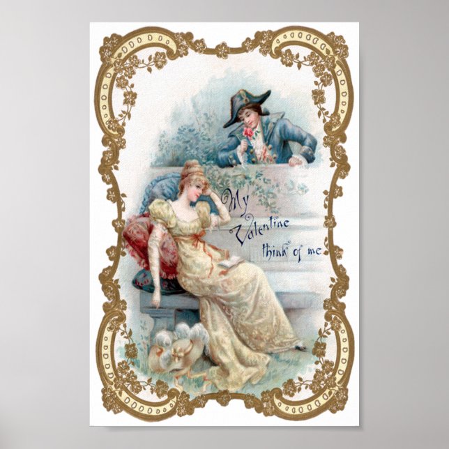 Póster Vintage Valentine (Frente)