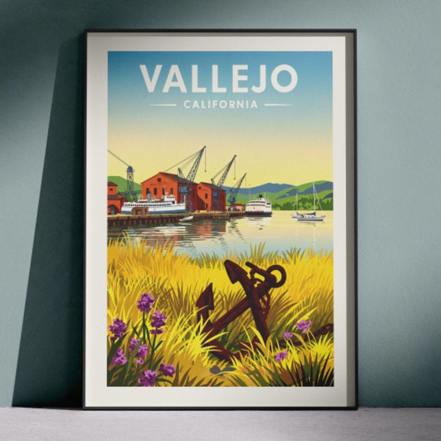 Póster Vintage Vallejo California (Subido por el creador)