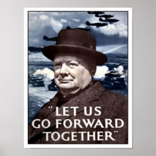 Póster Vintage Vamos Juntos Poster