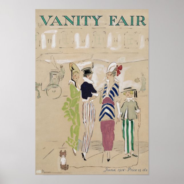 Póster Vintage Vanity Fair Poster (Frente)