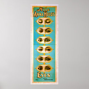 Póster Vintage Vaudeville Poster 1898