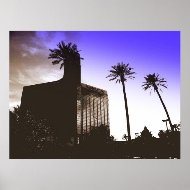 Póster Vintage Vegas - Mandalay (Frente)