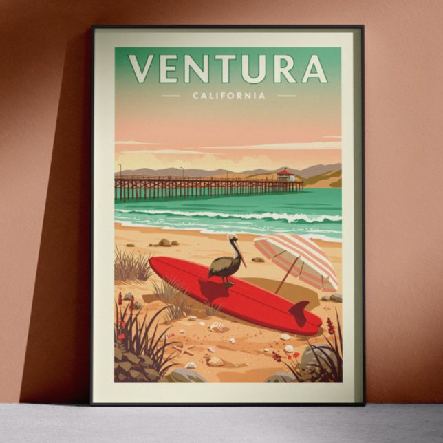 Póster Vintage Ventura California (Subido por el creador)