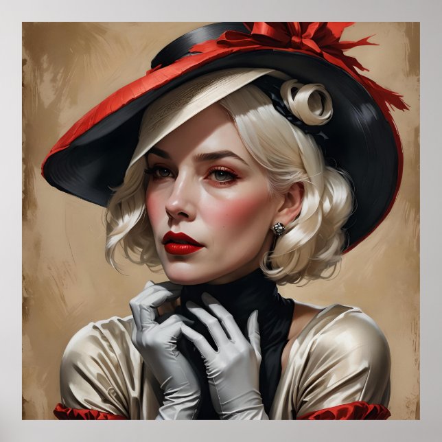 Póster Vintage Vogue (Frente)