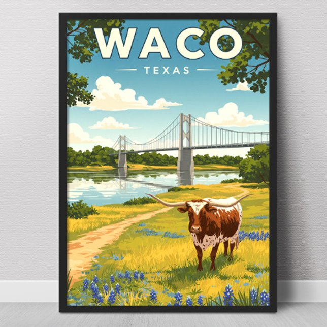 Póster Vintage Waco Texas (Subido por el creador)