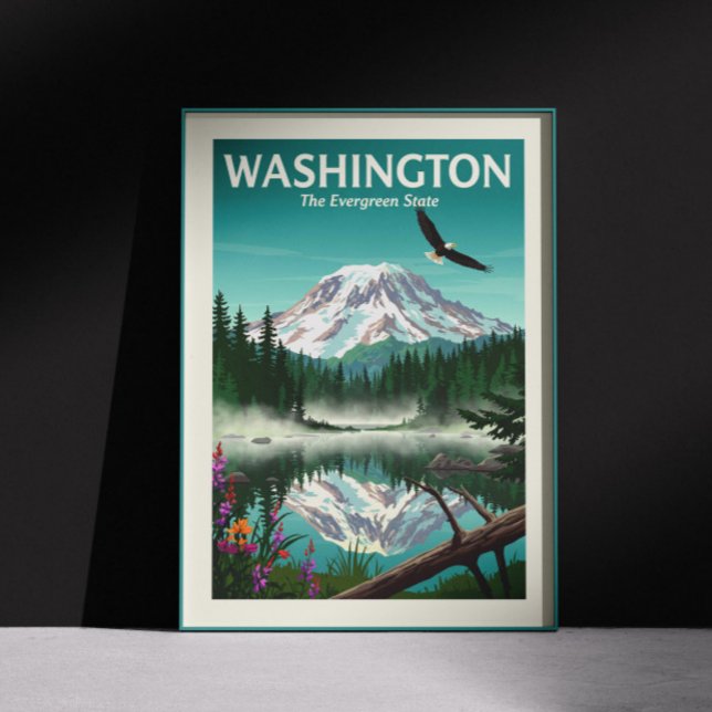 Póster Vintage Washington (Subido por el creador)