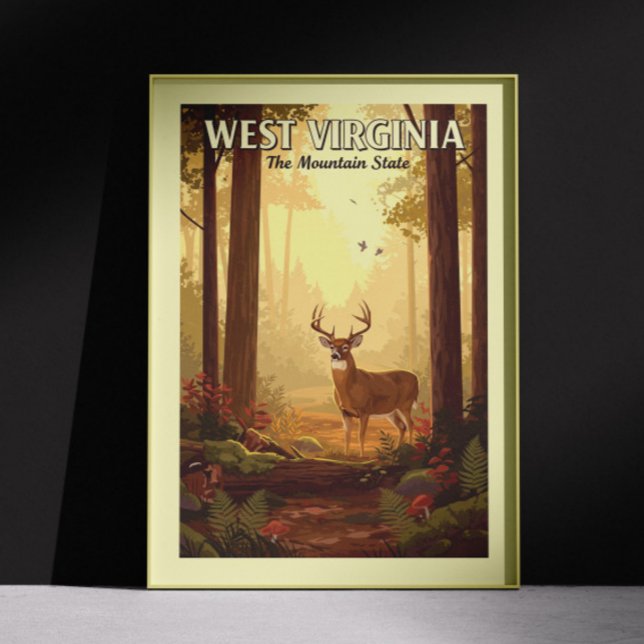 Póster Vintage West Virginia (Subido por el creador)