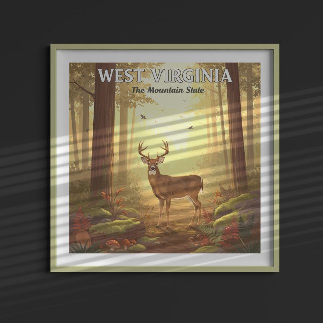 Póster Vintage West Virginia (Subido por el creador)