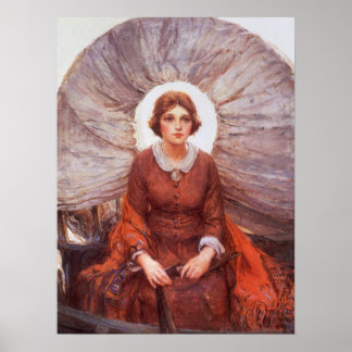 Póster Vintage Western, Madonna of the Prairie de Koerner