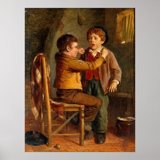 Póster Vintage William Hemsley El Joven Dentista (Frente)