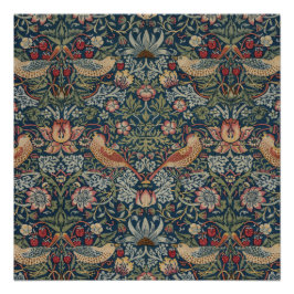 Póster Vintage William Morris Strawberry Thief