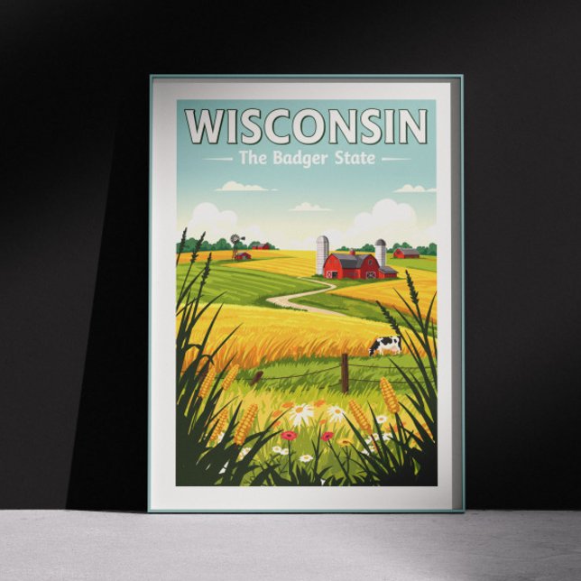 Póster Vintage Wisconsin (Subido por el creador)
