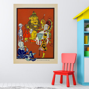Póster Vintage Wizard Of Oz - Large Print