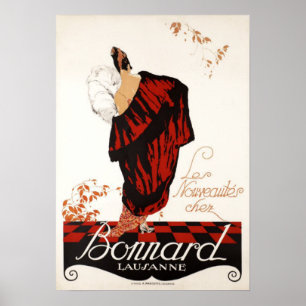 Póster Vintage Women Fashion Trends Art Deco Advertising