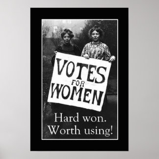 Póster Vintage Women Vote Poster