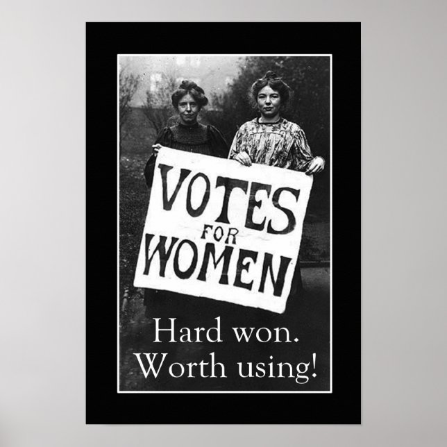 Póster Vintage Women Vote Poster (Frente)