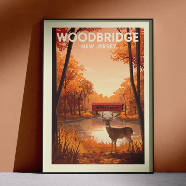 Póster Vintage Woodbridge Nueva Jersey (Subido por el creador)