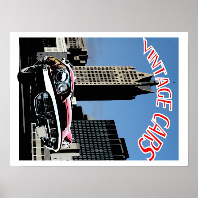 Póster VintageTBirdPoster (Frente)