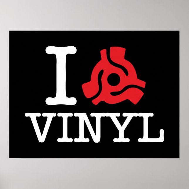 Póster Vinyl adaptador I 45 (Frente)