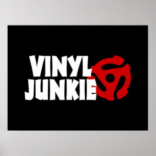 Póster Vinyl Junkie