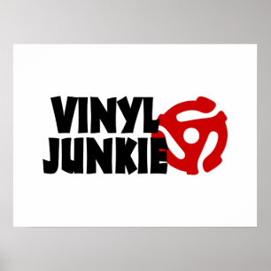 Póster Vinyl Junkie