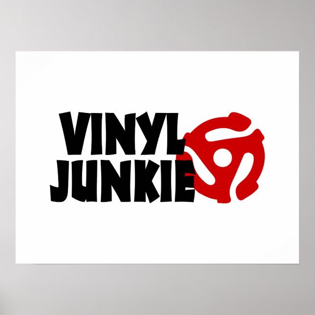 Póster Vinyl Junkie (Frente)