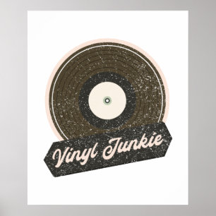 Póster Vinyl Junkie
