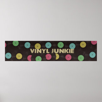 Póster Vinyl Junkie Poster