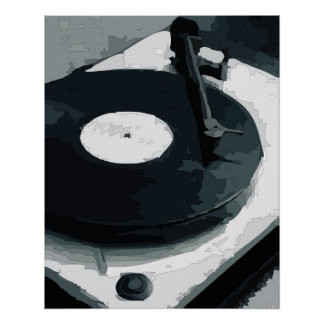 Póster Vinyl Recorder