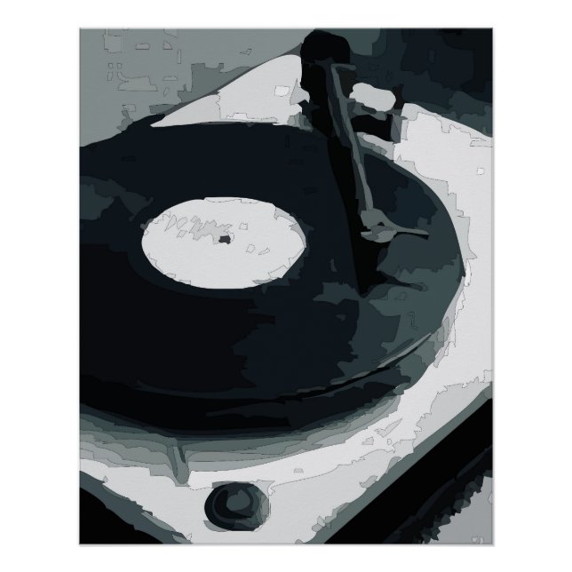 Póster Vinyl Recorder (Anverso)