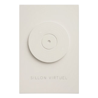 Póster Vinyle transparent -