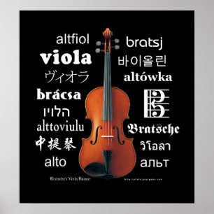 Póster Viola Translations