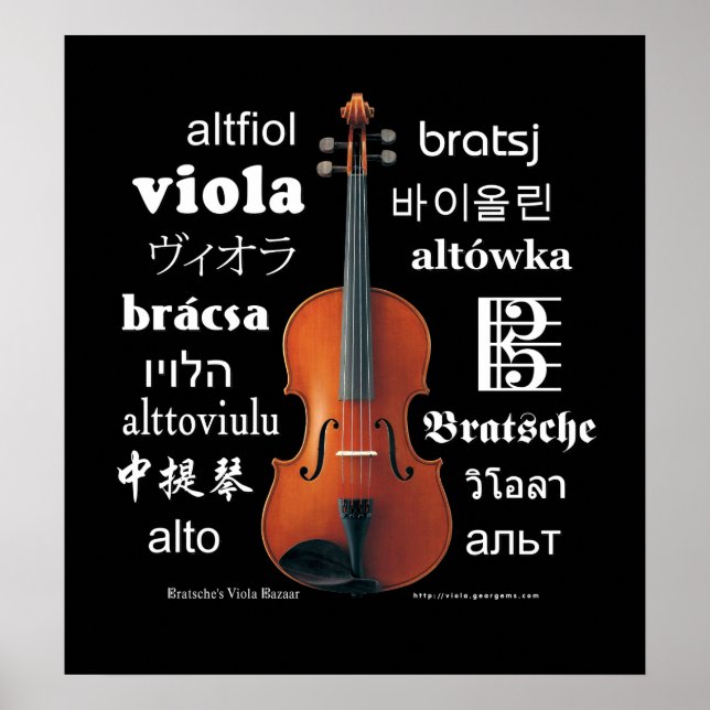 Póster Viola Translations (Frente)