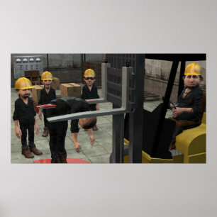 Póster Violación de seguridad - Poster grande