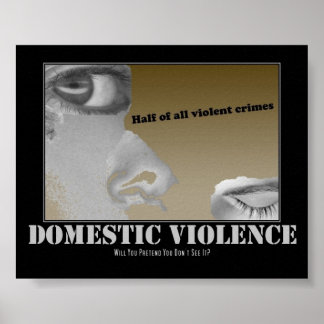 Póster Violencia doméstica