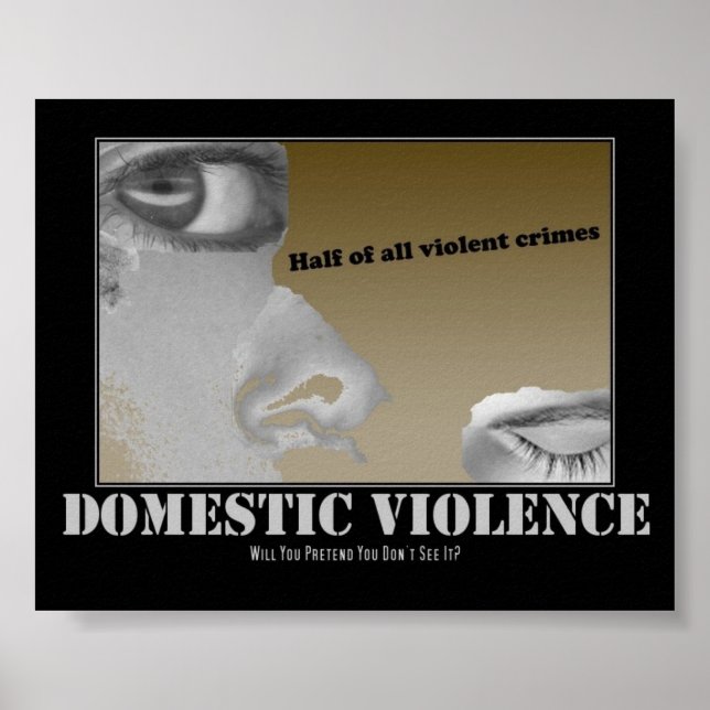 Póster Violencia doméstica (Frente)