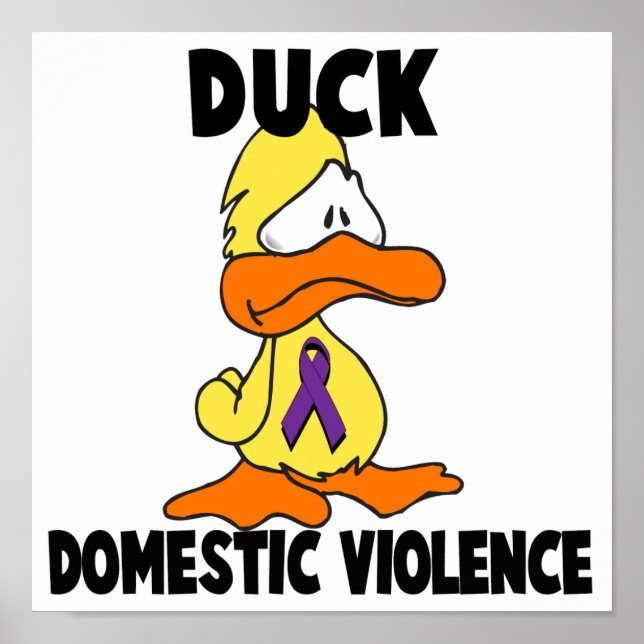 Póster Violencia doméstica engañosa (Frente)