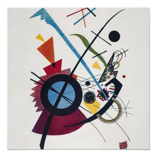 Póster Violet(1923) Wasily Kandinsky (Anverso)