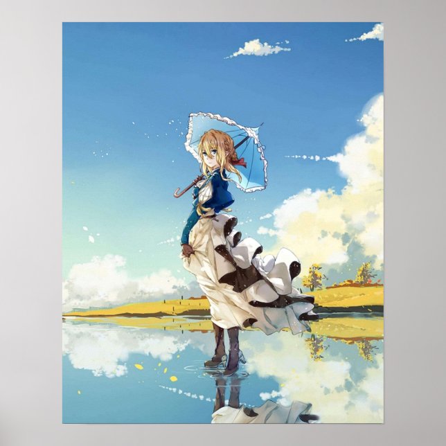 Póster Violet Evergarden Cute Chica (Frente)