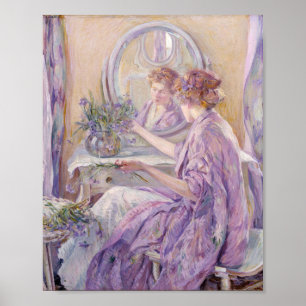 Póster Violet Kimono   Robert Reid