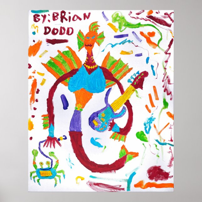 Póster Violet Razorfin (Frente)