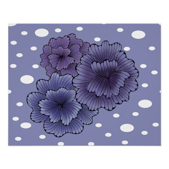 Póster Violet Whimsy (Anverso)