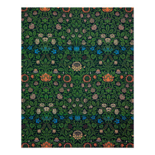 Póster Violeta y Columbina, William Morris