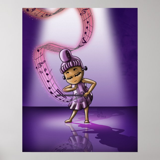 Póster Violín (Frente)