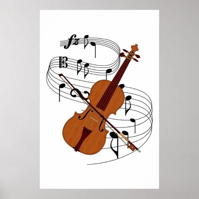Póster Violin (Frente)