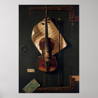 Póster Violín Antiguo