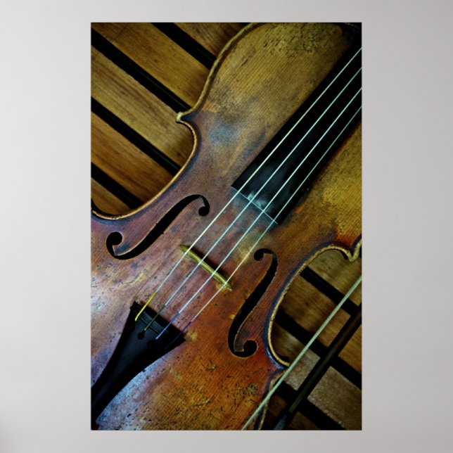 Póster Violín francés (Frente)